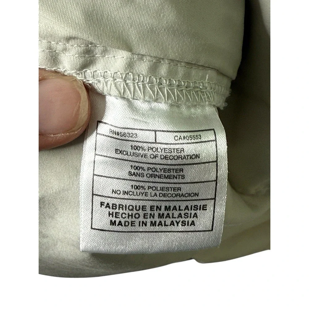 Vintage Nike Jacket Men's Size 2XL Beige Wind Shirt Long Sleeve Windbreaker Y2k